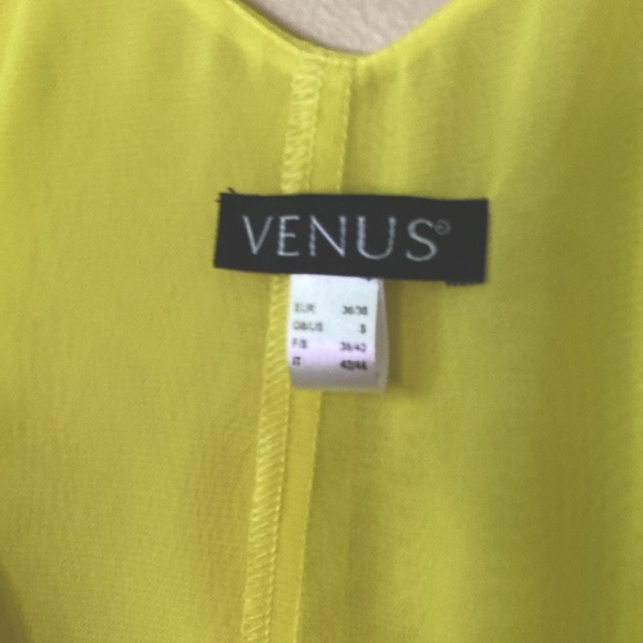 VENUS Two Layer Semi Sheer Yellow Cami Size S $14 - Picture 8 of 11